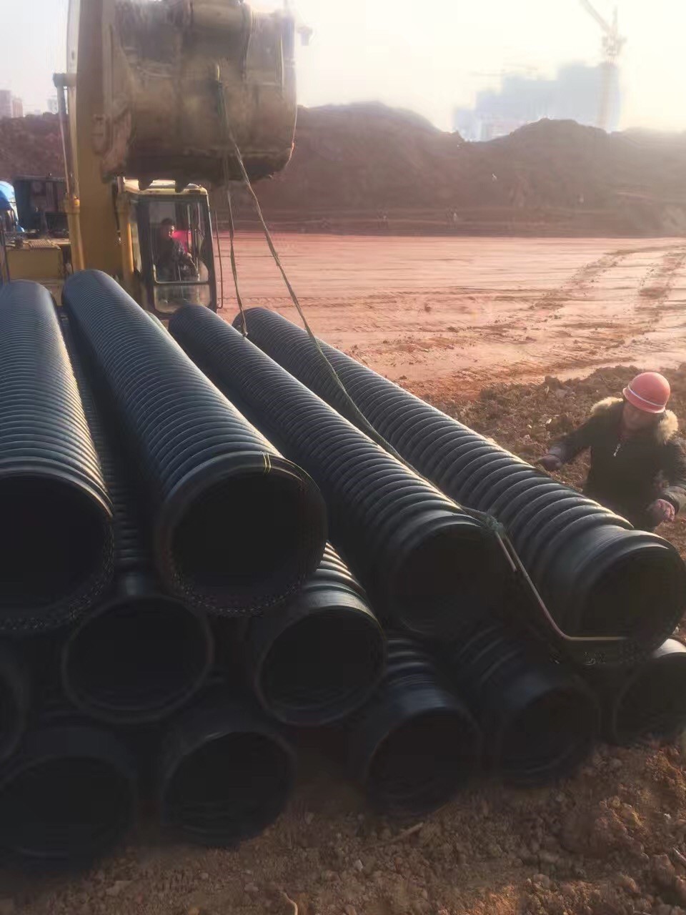 市政管排污排水管克拉管结构壁管厂家直销