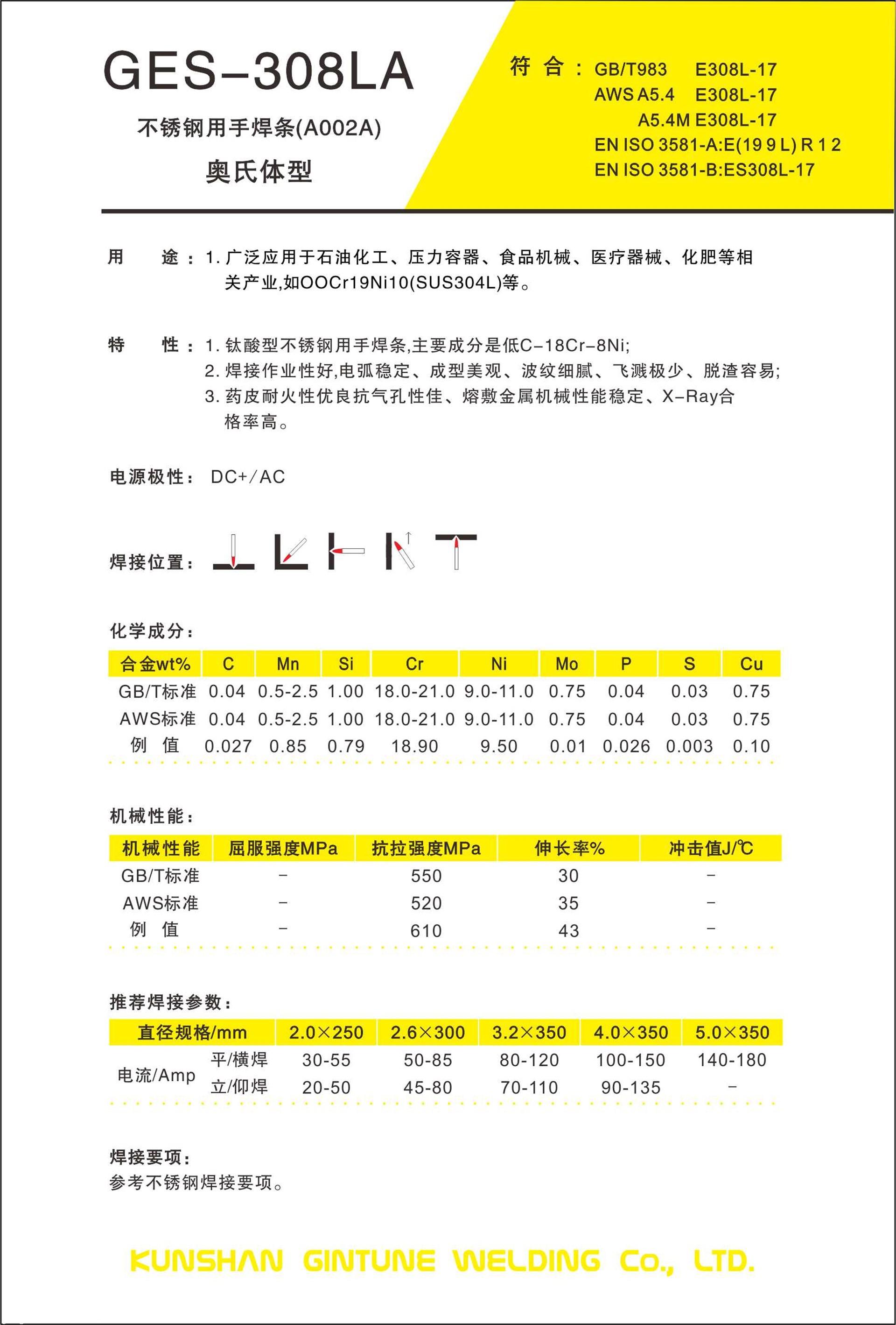 a302不锈钢焊条e309