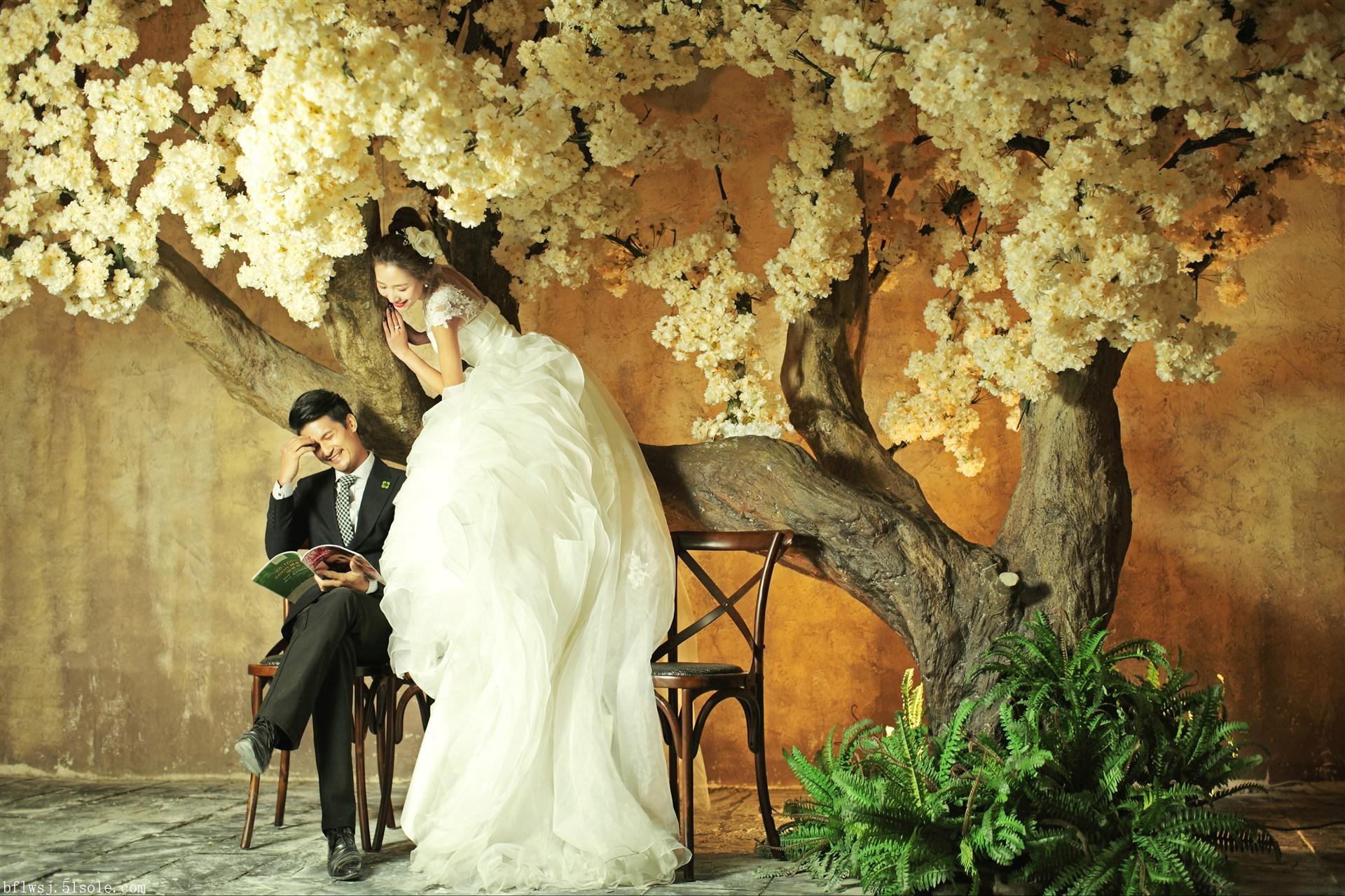 儿童影楼实景制作韩式婚纱影楼实景制作